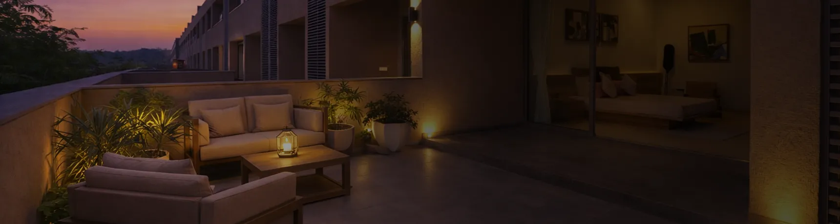 Luxury Row House Interior